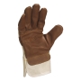 Paire de gants Docker Deltaplus DR605 cuir toile blancshe taille 10