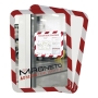 TARIFOLD FRAME MAGNETO ADHESIVE BACK A4 RED AND WHITE  - PACK OF 2