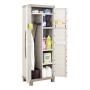 ARMOIRE HAUTE UTILITAIRE 2 PORTES KIS EXCELLENCE AVEC 4 TABLETTES ET 2 BACS