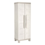 ARMOIRE HAUTE UTILITAIRE 2 PORTES KIS EXCELLENCE AVEC 4 TABLETTES ET 2 BACS