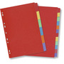 ELBA DIVIDERS CARDBOARD WITH REWRITABLE TABS 6 PARTS