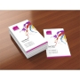 100 Portrait Business Cards 350gsm Sgle Sided
