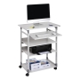 DURABLE SYSTEM COMPUTER TROLLEY 75 VARIABLE HEIGHT