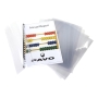Pavo couvertures A4 en PP recyclées 200 microns transparent - paquet de 100