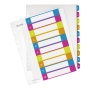 LEITZ WOW A4+ DIVIDERS ASSORTED COLOURS