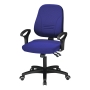 Prosedia Younico 1402 bureaustoel met asynchroon contact blauw