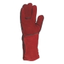 Delta Plus CA615K leather welding gloves red - size 10 - pack of 12 pairs