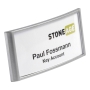 PK10 DURABLE 8541 NAME BADGE ALU 30X65