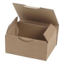 KRAFT POSTAL BOX 1-WALL 350 X 220 X 130MM BROWN - PACK OF 50