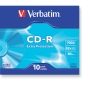 Verbatim CD-R 700MB (80min.) 52x snelheid slim case - pak van 10