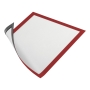 Cadre d'affichage Durable Duraframe - A4 - magnétique - rouge - paquet de 5