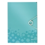 Leitz Wow 3 Flap Folder ICE Blue
