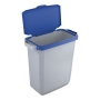 Durabin scharnierdeksel voor afvalcontainer 60 l blauw