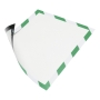 DURAFRAME SECURITY MAGNET A4 GREEN/WH