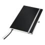 LEITZ STYLE NOTEBOOK SOFT COVER A5 RULED BLACK