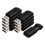 PK10 VERBATIM PINSTRIPE USB 2.0 8GB BLK