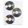 Exacompta 5521E geperforeerde showtassen in PP voor 3 CD/DVD - pak van 10