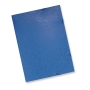 Exacompta chemises à 3 rabats avec élastiques A3 carton 600g bleu - paquet de 5