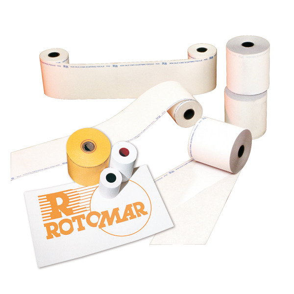 ROTOLO DI CARTA PER CALCOLATRICI ROTOMAR USO MANO 57MM x 30 M - CONF. 10