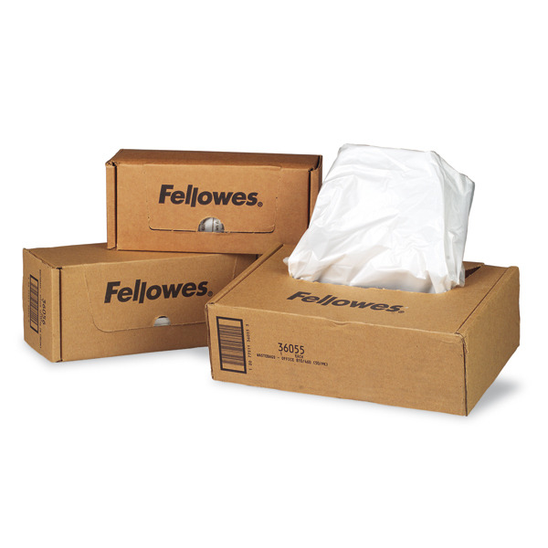 Fellowes 36054 shredder bags for shredders 98 liters - pack of 50