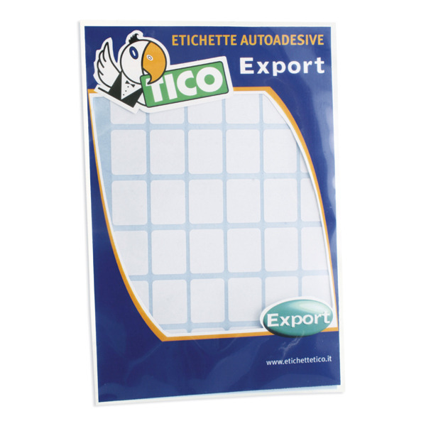 ETICHETTE ADESIVE MULTIUSO TICO EXPORT E-7438 74X38 MM BIANCO CONF. 60