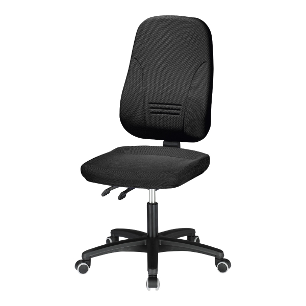 Prosedia Younico 1451 chair with permanent contact h/back black