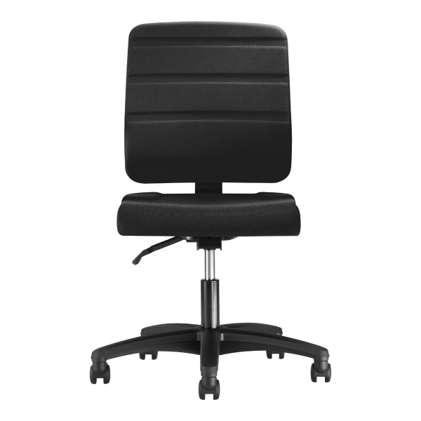 YOUROPE 4401 MEDIUM BACK OPERATORS CHAIR BLACK - ARMS NOT INCLUDED