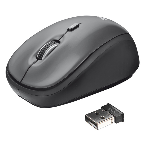 Wireless Yvi Trust Mouse, black