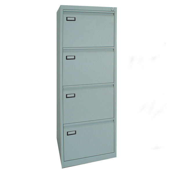 kubo Bertesi filing cabinet for suspension files 4 drawers H132 cm grey