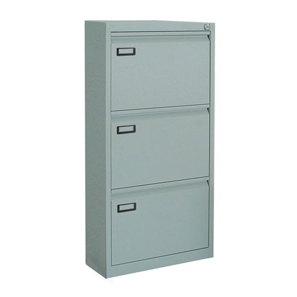 kubo Bertesi filing cabinet for suspension files 3 drawers H101 cm grey