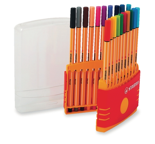 Stabilo Point 88 fineliners 0,4mm assorted colours - box of 20