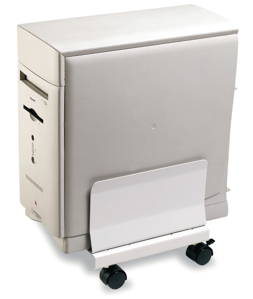 CPU computer standard with castors gray