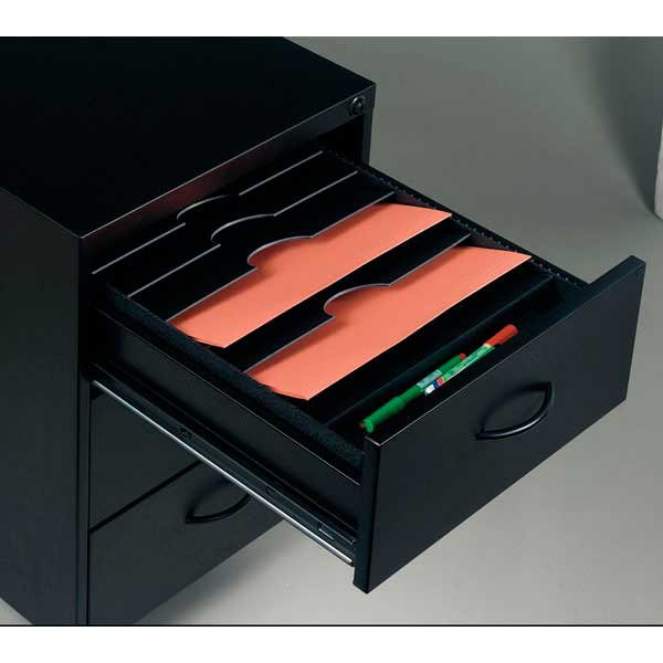 Paperflow drawer organiser black