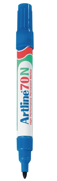 Artline 70N permanent marker bullet tip 1,5mm blue