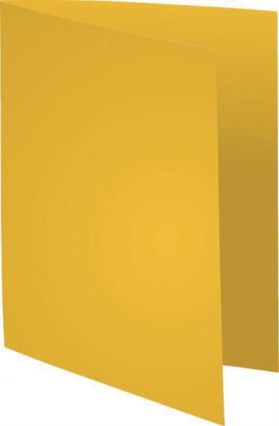 Exacompta Foldyne folders cardboard 180g yellow - pack of 100