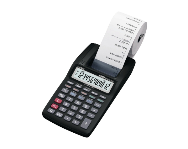Casio HR-8TEC print calculator black 1,6 speed - 12 numbers