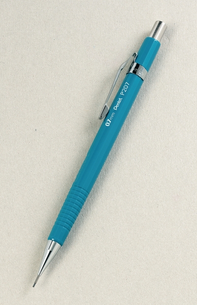 Pentel P207 vulpotlood navulbaar blauwe houder 0,7mm