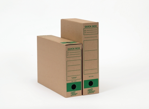 Loeff's Patent boîtes d'archives Quickbox A4 carton 24x33,5x8 - paquet de 50