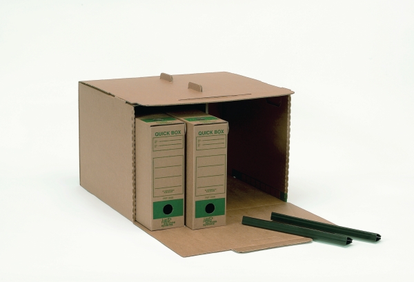 Loeff's Patent boîtes d'archives carton ondulé 42,5x27,5x37cm - paq de 15