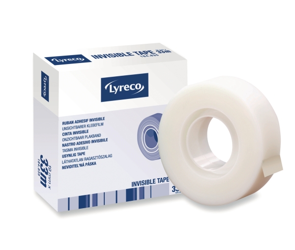 Lyreco onzichtbaar plakband 19mmx33 m