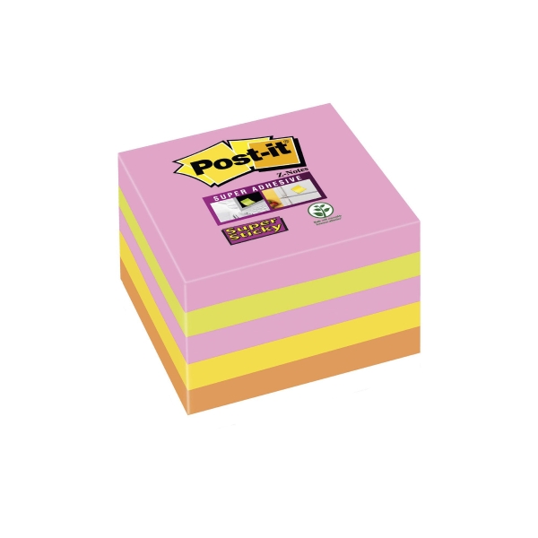 Post-it 654SN Super Sticky notes 76x76mm cape town - pak van 5