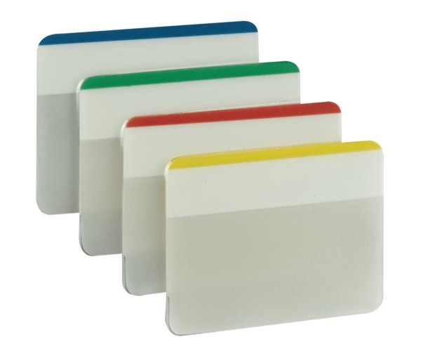 Post-it 686F1 index rigides pour classement 50x38 mm 4 couleurs