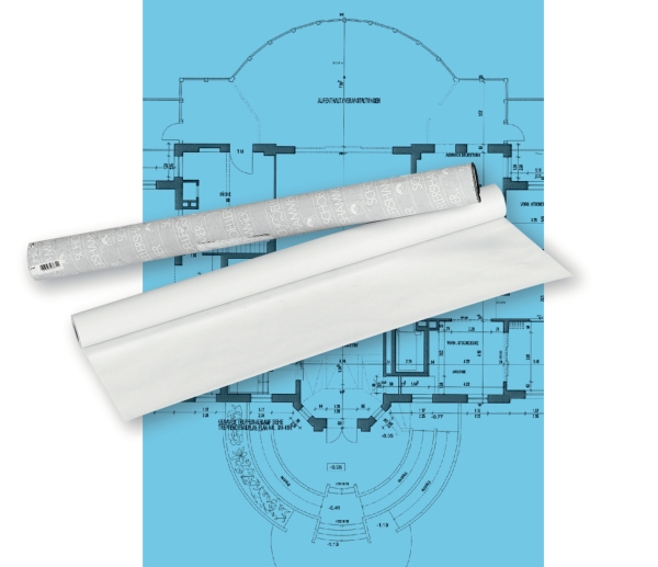 Dacapo schetspapier 0,33m 40g - rol van 50 meter