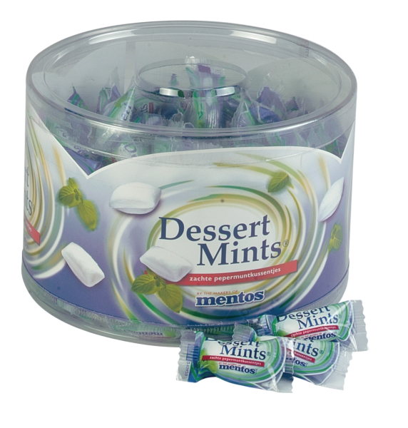 Mentos Dessert Mints 625g - snoepgoed - doos van 124