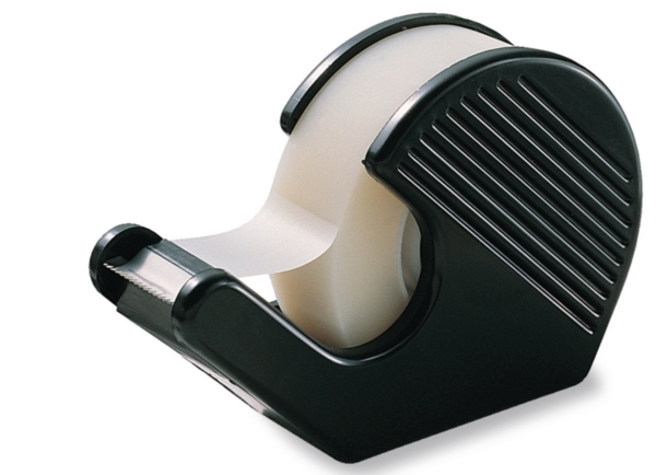 Lyreco tape dispenser hand model plastic black 19mmx33 m