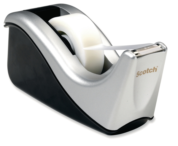 Scotch 3M C60 tape dispenser +  roll 19mm33m silver