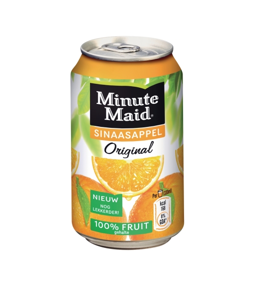 Minute Maid orange boisson non-alcoolisé cannette 33 cl - paquet de 24