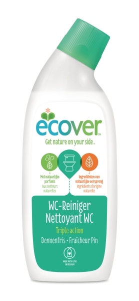 Ecover nettoyant toilette 3 en 1 pour hygiène toilette 750 ml