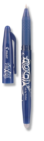 Pilot Frixion gelroller met dop 0,7 mm blauw