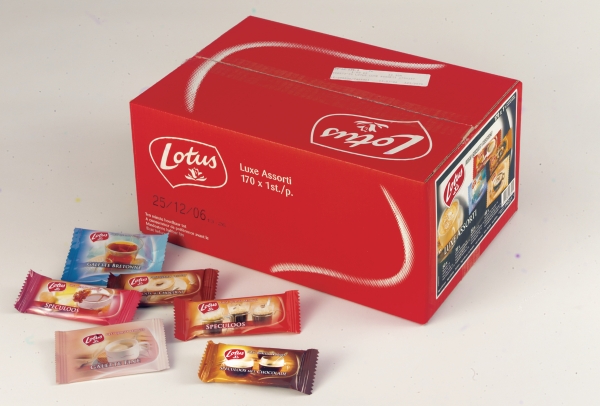 Lotus luxe koekjes assortiment - snoepgoed - doos van 230